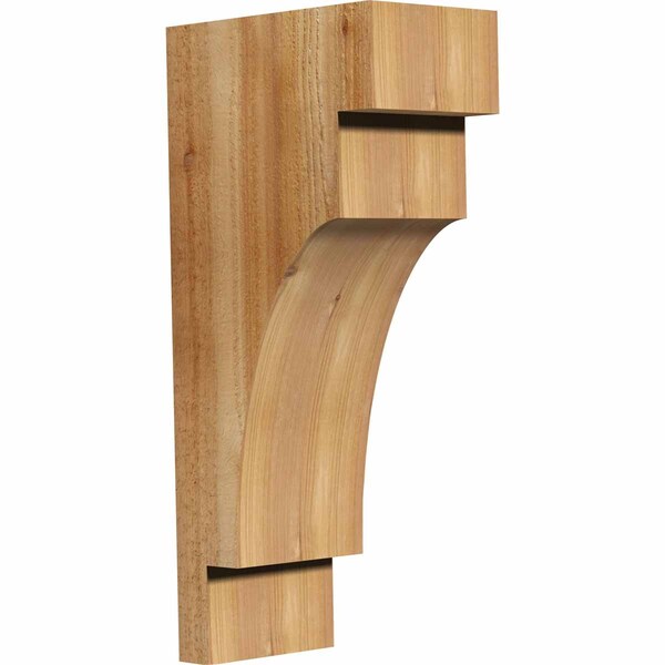 Ekena Millwork Mediterranean Rough Sawn Corbel, Western Red Cedar, 6"W x 10"D x 22"H COR06X10X22MED00RWR - main